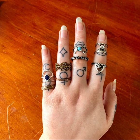 lot of 8 rings - Picture 2 of 4